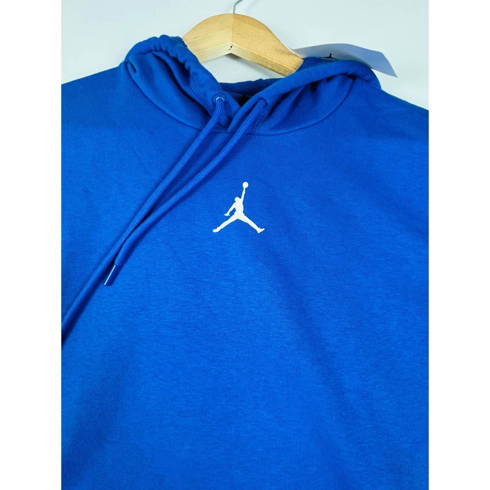 Air Jordan Mens Hoodie Sweatshirt Large Royal Blue NWT Streetwear Athleisure - Picture 5 of 5